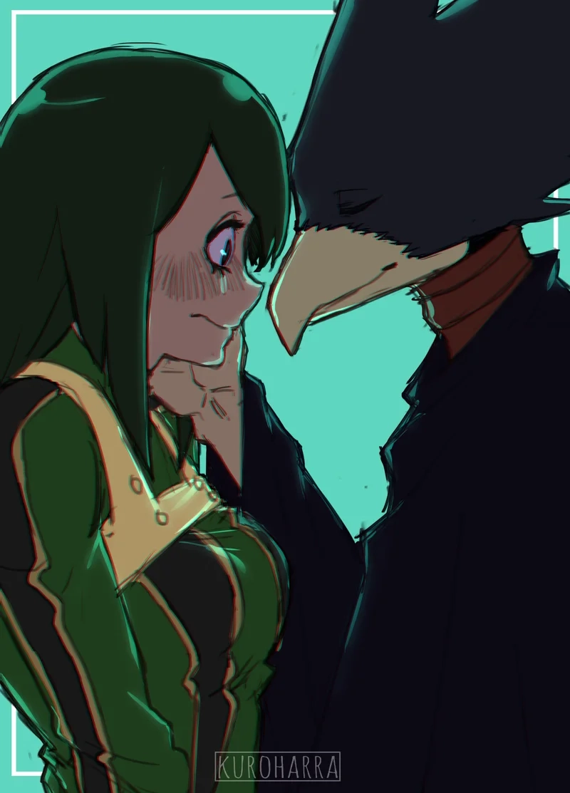 Tokoyami x Asui sự yên bình giữa hỗn loạn