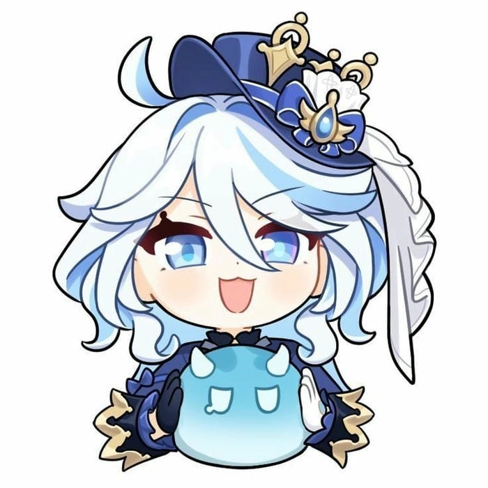 Chọn lọc các furina chibi gif sinh động thú vị