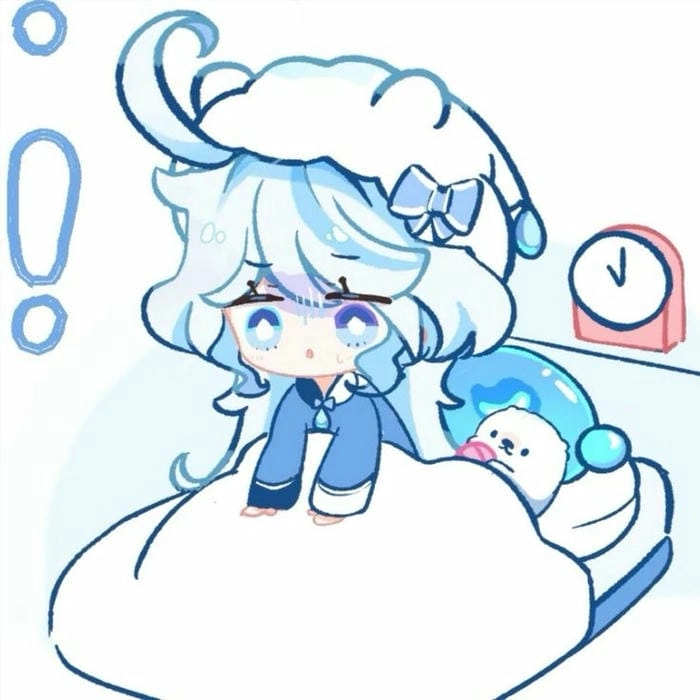 Dùng furina chibi pfp làm avatar cực xinh