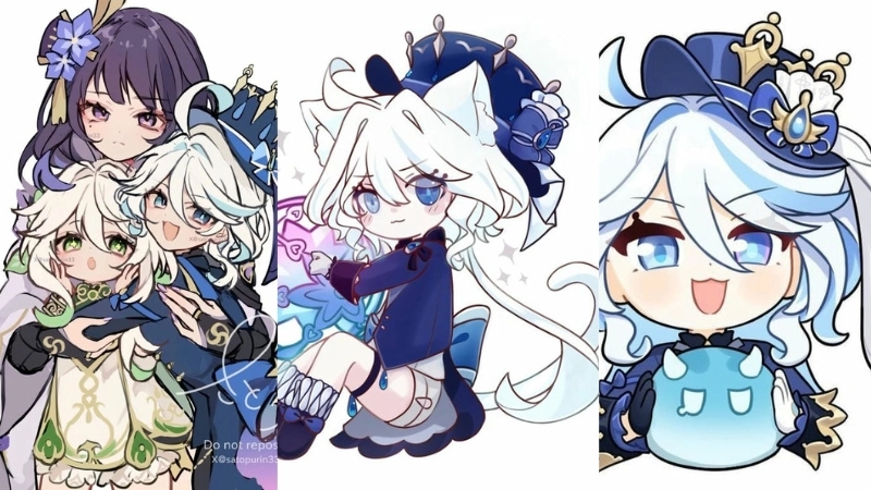 Ảnh furina chibi là như thế nào