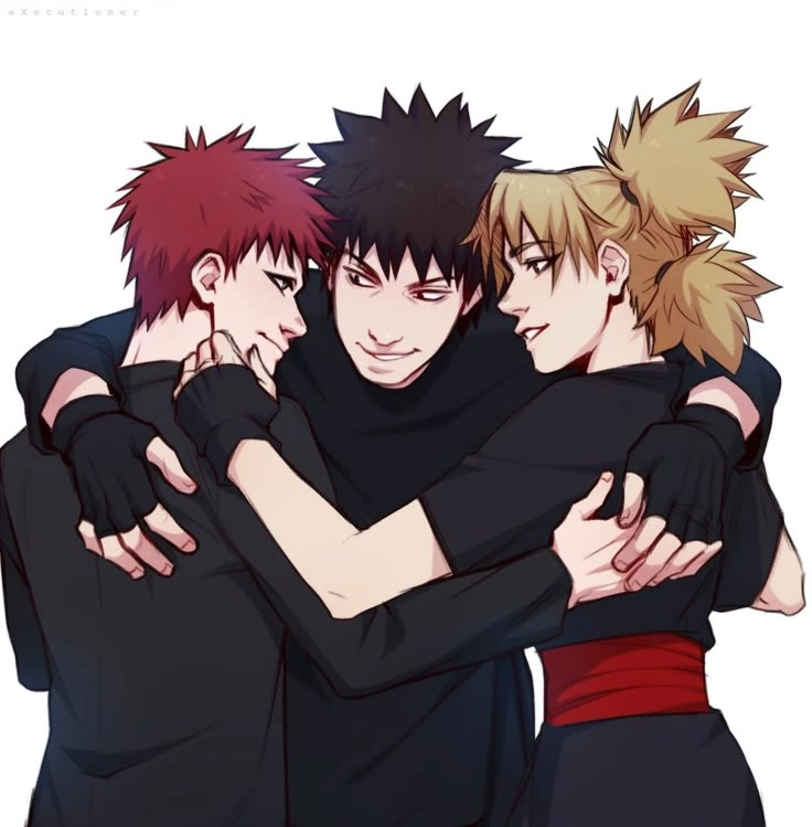 Tình thân bền chặt Gaara Kankuro Temari