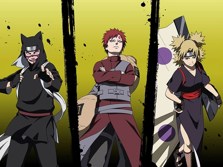 Ký ức tuổi thơ Kankuro Gaara Temari