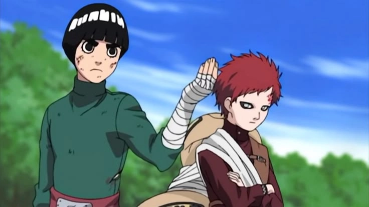 Liên minh bất ngờ Naruto Rock Lee vs Gaara