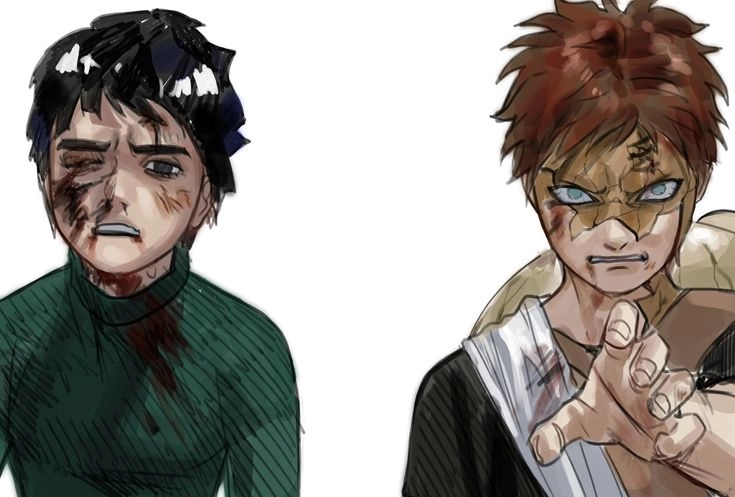 Tương phản hoàn hảo của Gaara x Lee