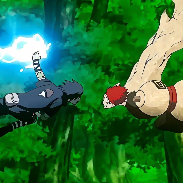 Đối đầu định mệnh Sasuke vs Gaara gay cấn