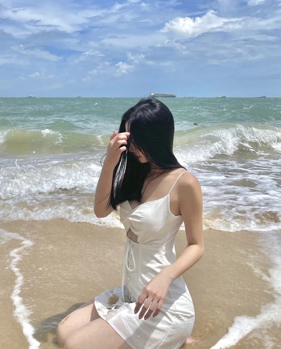 Phút giây thanh lịch qua ảnh con gái đẹp che mặt