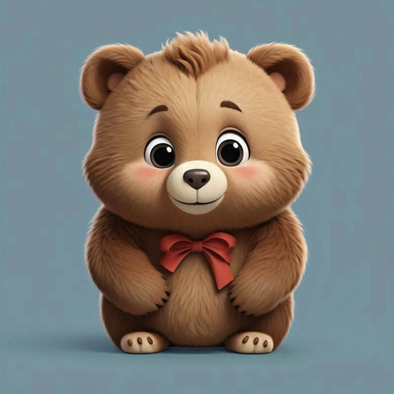 Độc đáo và dễ mến với hình chibi gấu ngộ nghĩnh