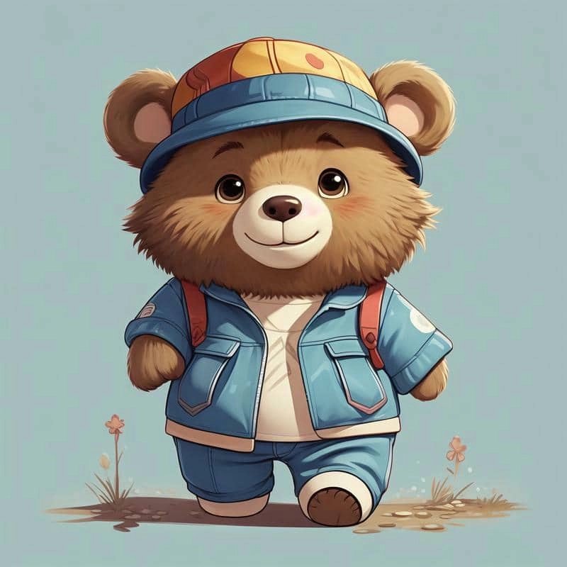 Thư giãn cùng bộ hình gấu cute chibi mới nhất