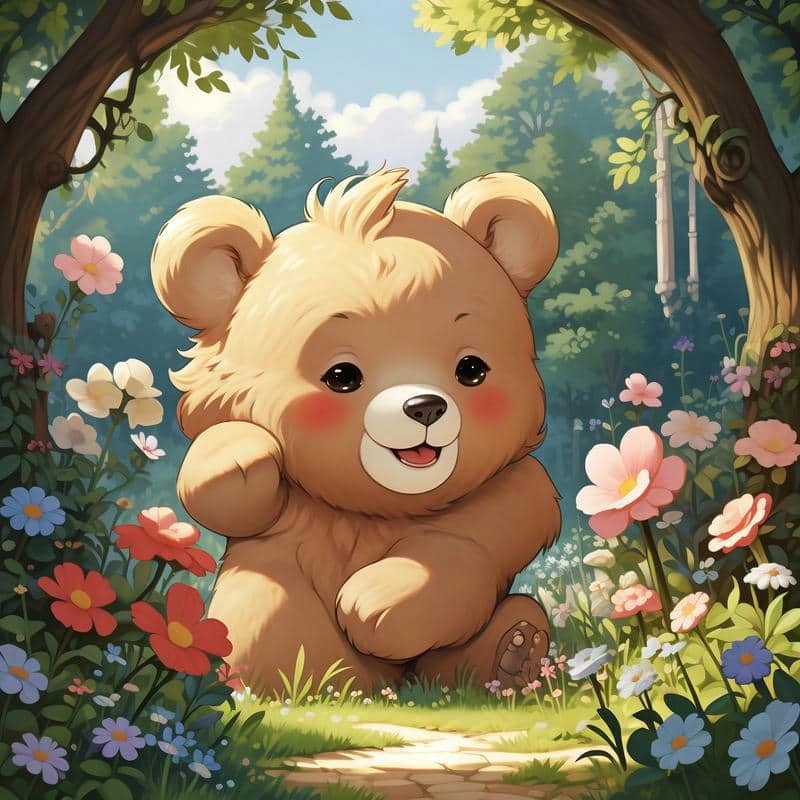 Cùng khám phá bộ ảnh gấu chibi dễ thương ngộ nghĩnh