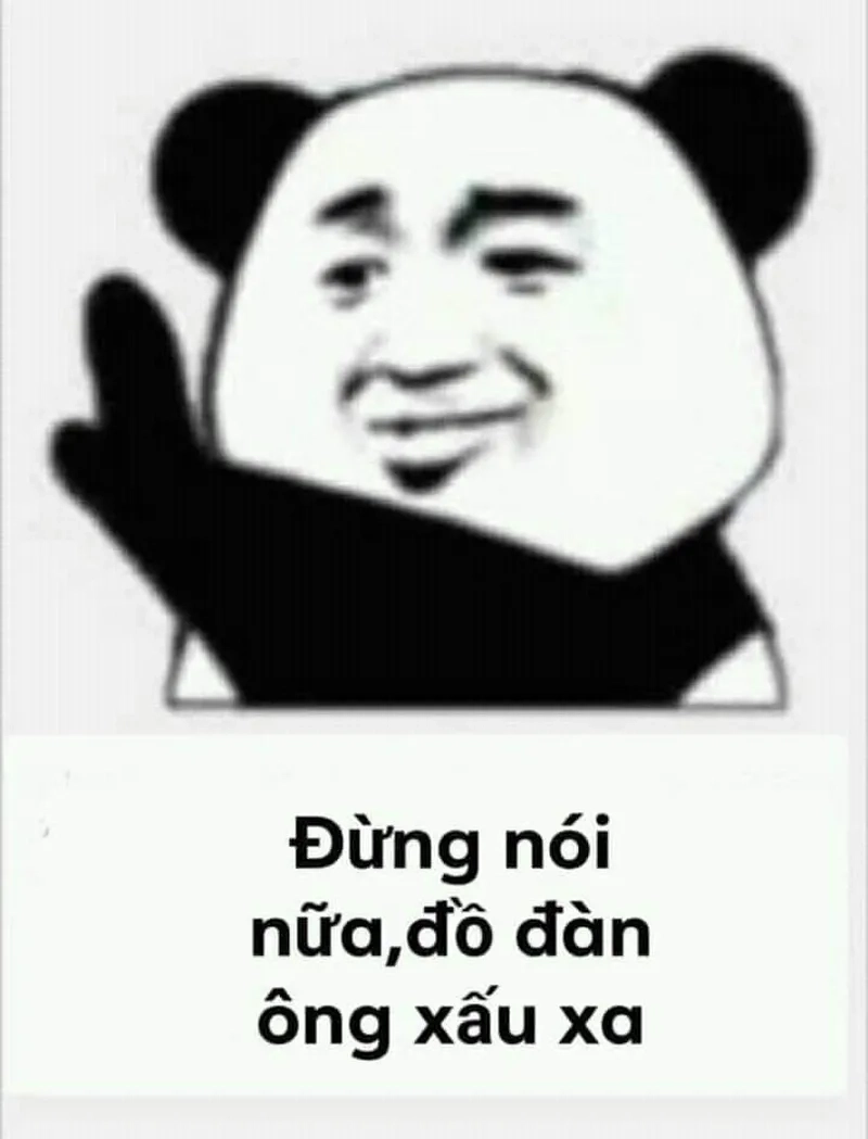 Mắt thâm nhưng vẫn đáng yêu mắt gấu trúc meme