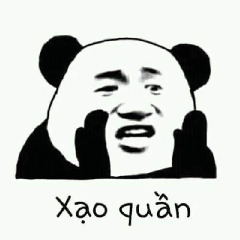 Xả stress bằng meme chửi nhau gấu trúc chuẩn không cần chỉnh