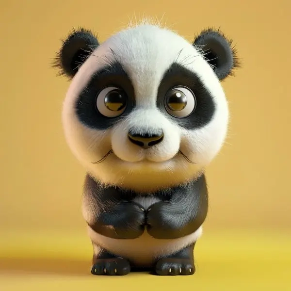 Cập nhật avatar ảnh gấu trúc cute chibi siêu dễ thương