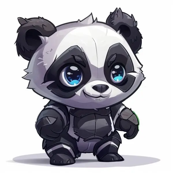 Lựa chọn dễ thương avatar ảnh gấu trúc cute chibi cực hot