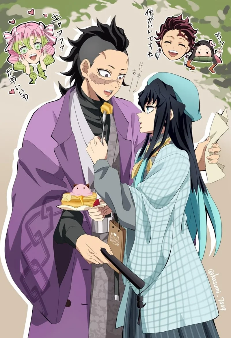 Demon Slayer Genya x Muichiro kết nối từ chiến trường