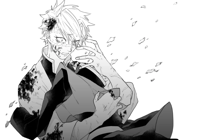 Sanemi x Genya Pinterest đầy fanart buồn và đau đáu