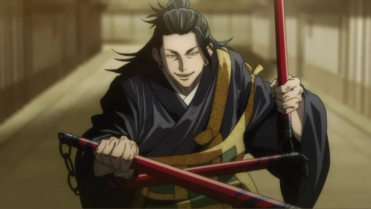 Anime Geto với phong cách chiến đấu máu lửa