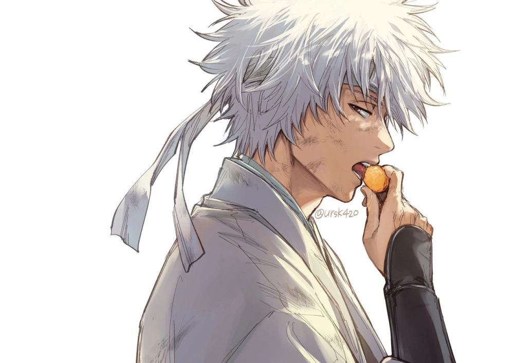 Gintoki 4K hình ảnh sắc nét đến từng chi tiết