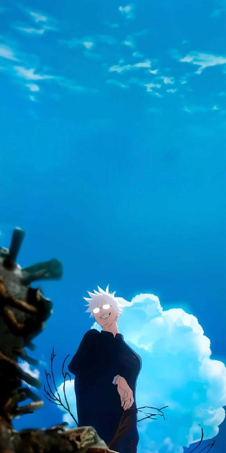 Satoru Gojo wallpaper sắc nét đến mê người