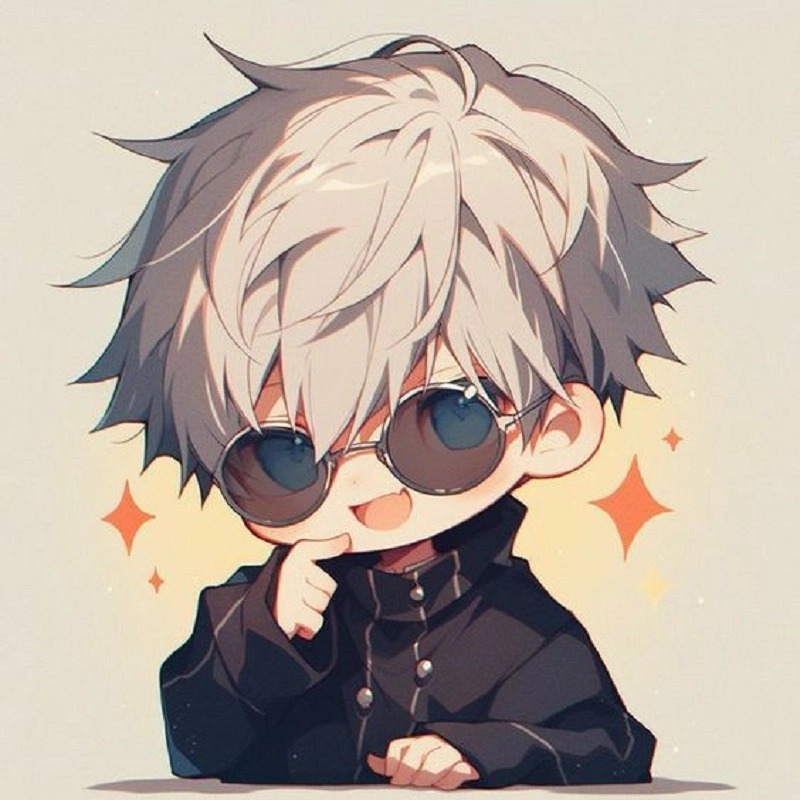 Tải ngay gojo satoru chibi cute siêu xinh