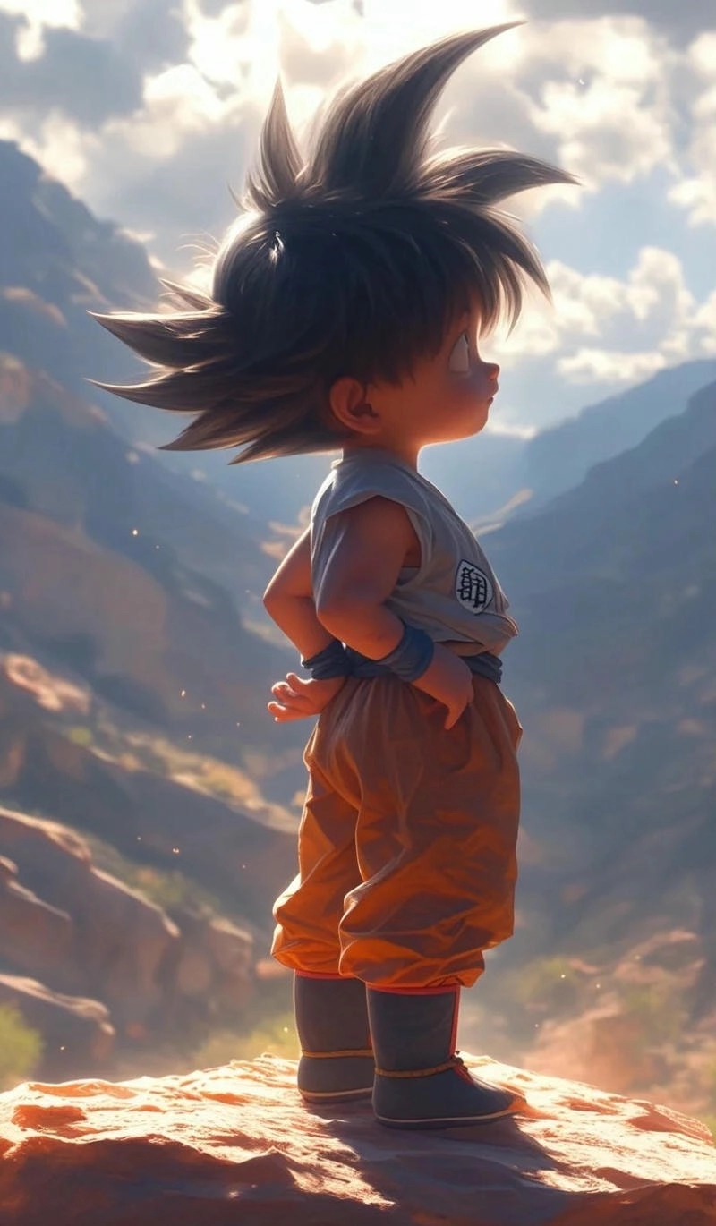 Chọn lọc những ảnh goku chibi cute đáng yêu nhất