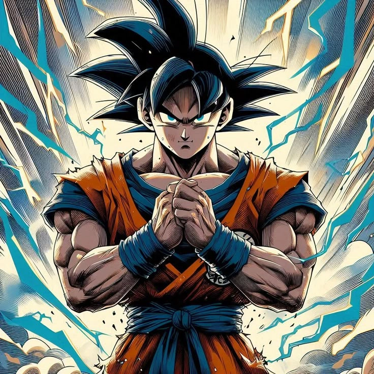 Hair Goku kiểu tóc dựng đứng biểu tượng của sức mạnh