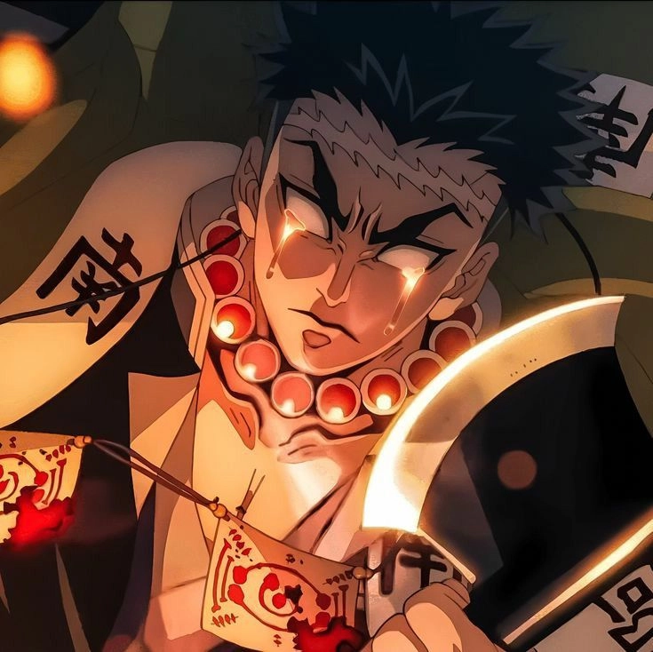 Gyomei Himejima ánh mắt kiên cường đầy xúc cảm