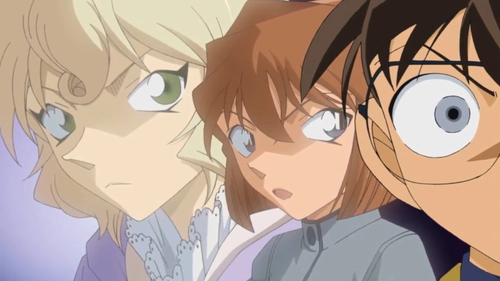 Ảnh Haibara và Conan làm rung động triệu trái tim