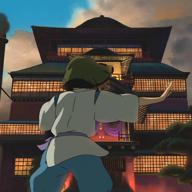 Haku Spirited Away fanart đẹp đến nao lòng