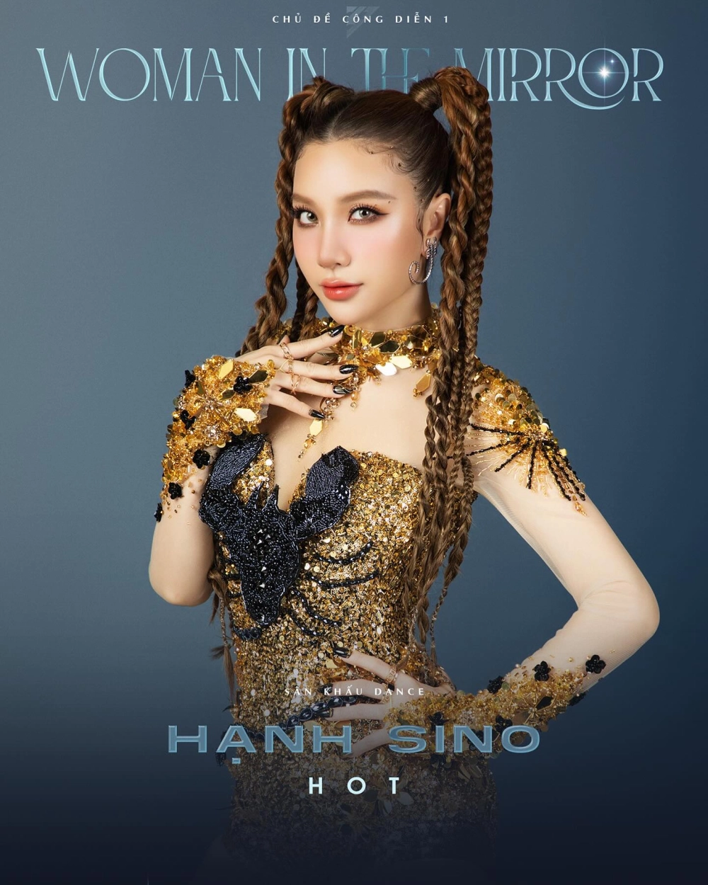 Visual khoe dáng giúp fan hỏi Hạnh Sino cao bao nhiêu