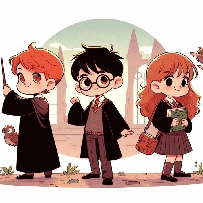 Ngắm nhìn những mẫu harry potter chibi cute nhất