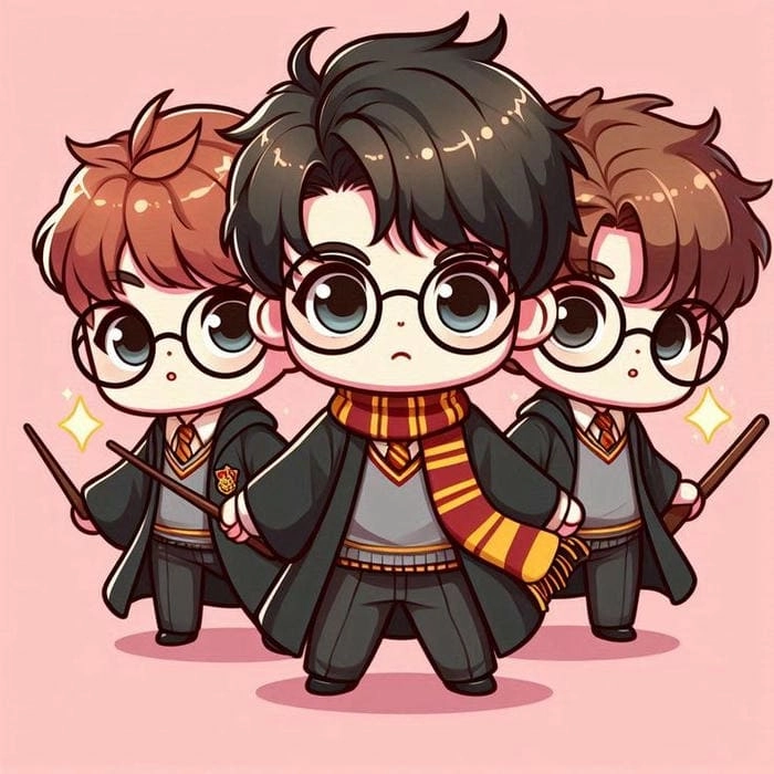 Tuyển chọn tranh harry potter chibi art sáng tạo