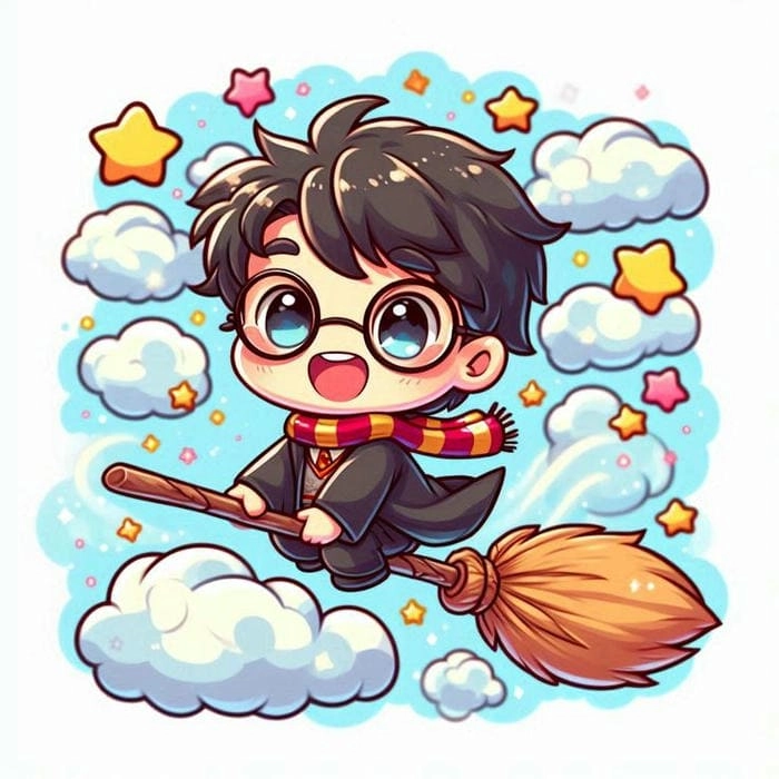 Sở hữu chăn ấm harry potter chibi blanket dễ thương