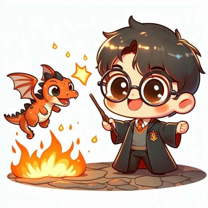 Ngắm hedwig harry potter chibi siêu đáng yêu