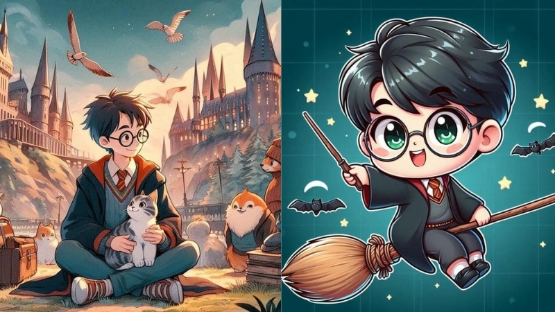 Ảnh harry potter chibi là như thế nào