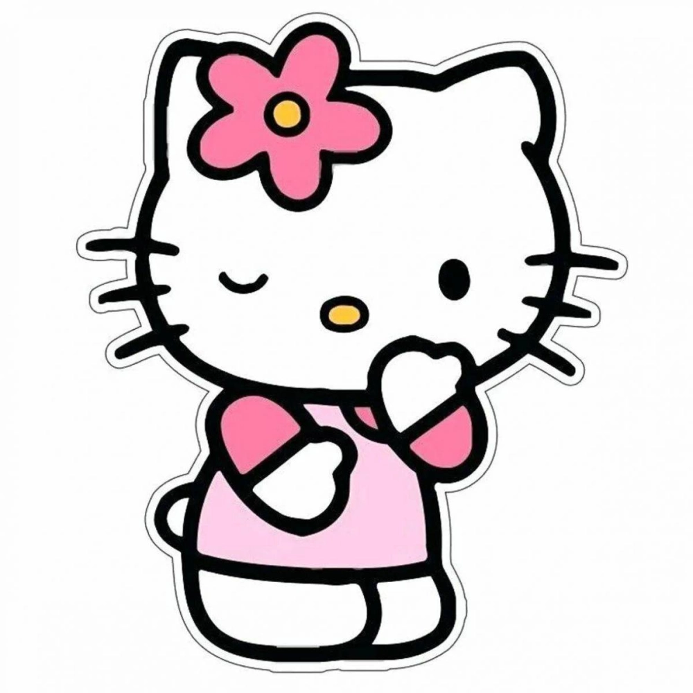 Trọn bộ siêu dễ thương tranh hello kitty tô màu