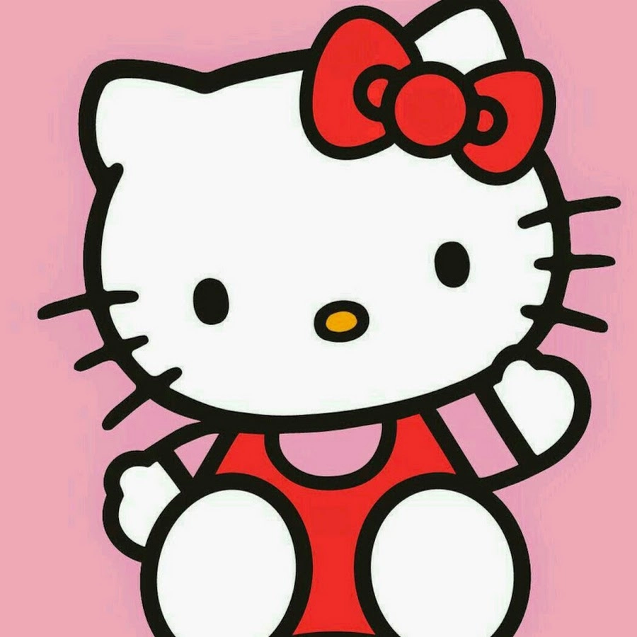Bản in HD nét cực đỉnh tô màu hình hello kitty
