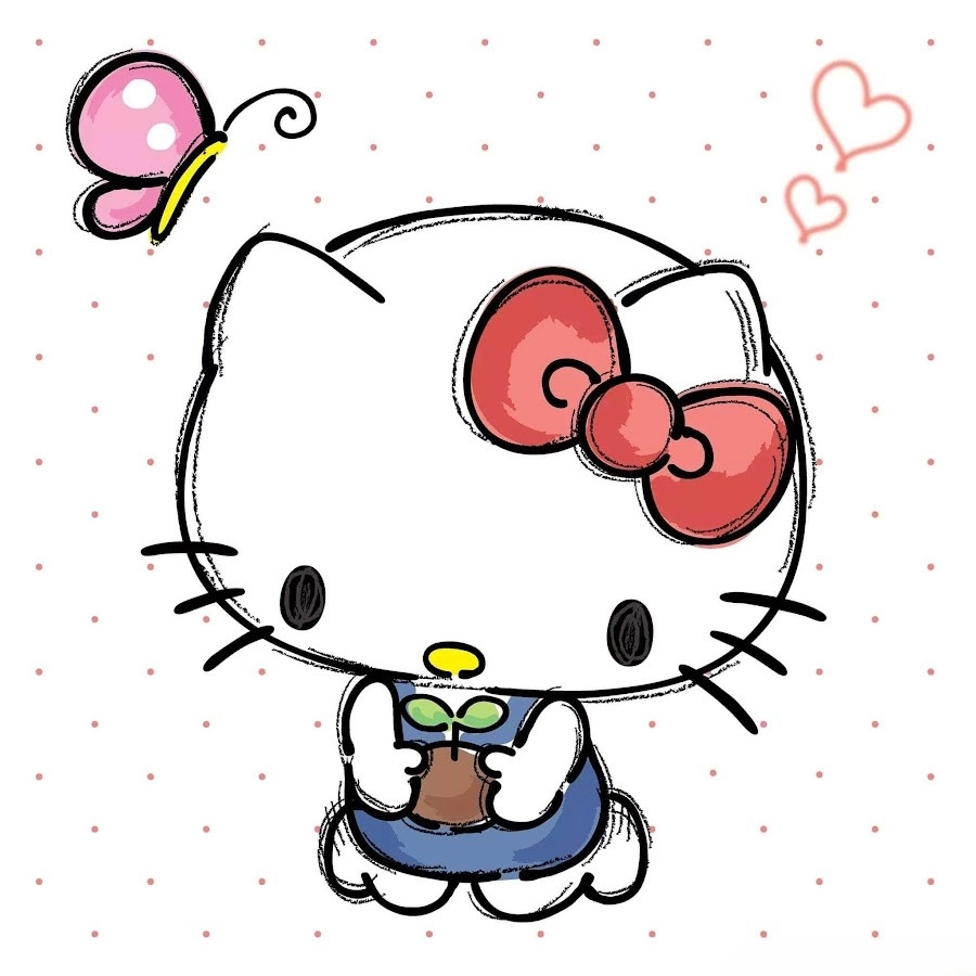 Học vẽ siêu dễ với vẽ tranh hello kitty từng bước