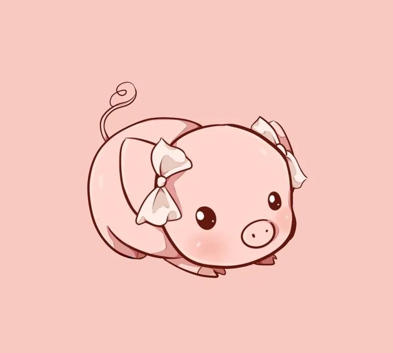 Khám phá ngay lợn chibi cực dễ thương