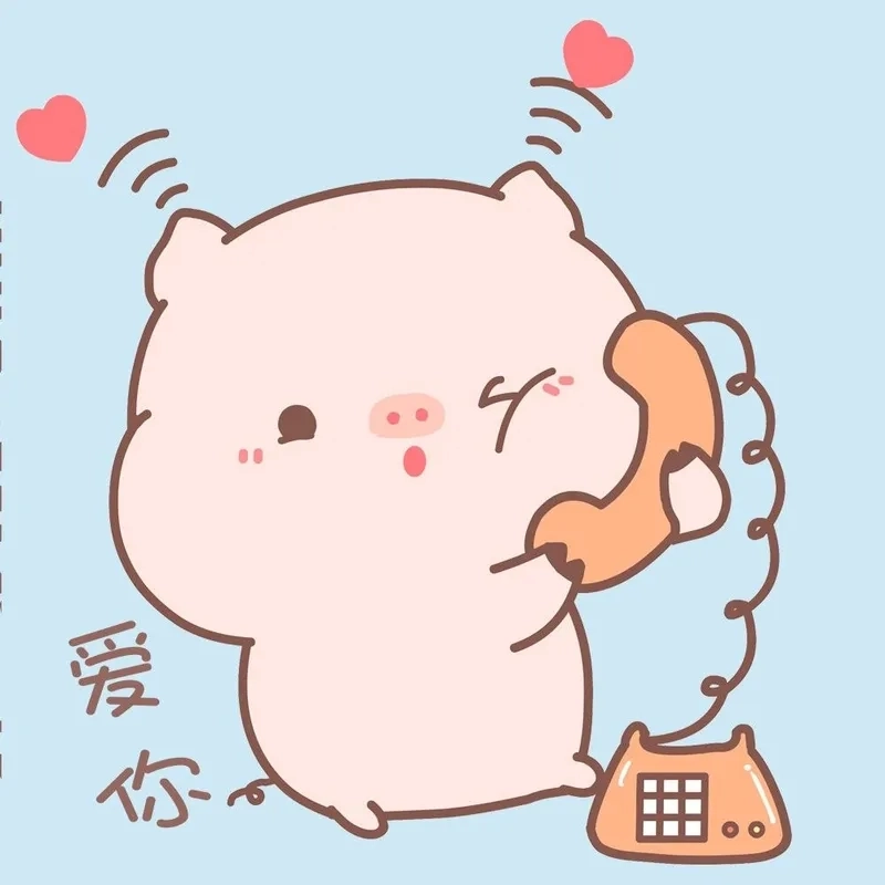 Bộ sưu tập con heo chibi đáng yêu