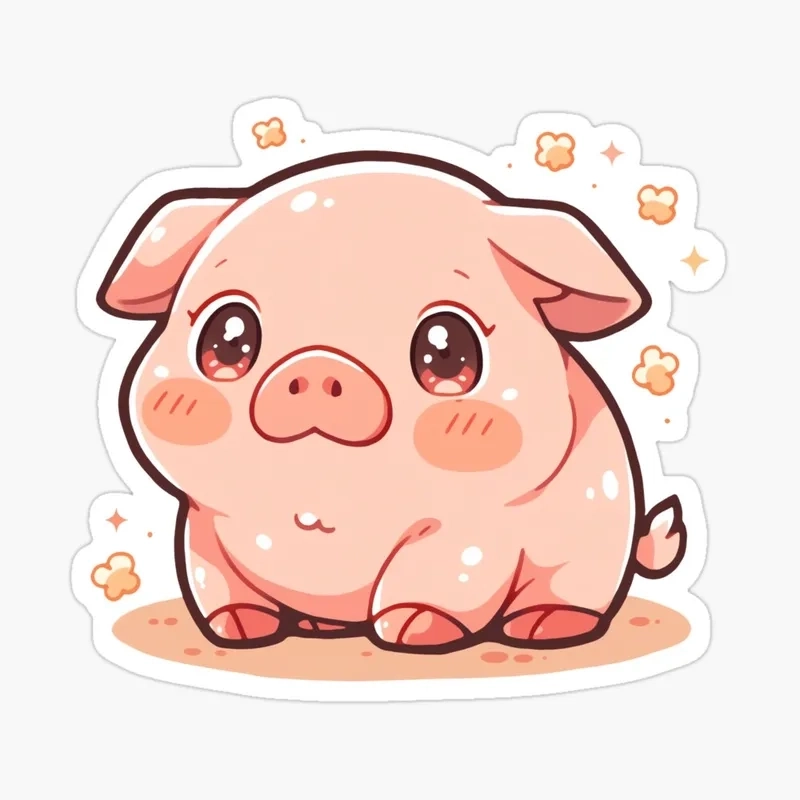 Cùng xem ảnh heo chibi cực dễ thương