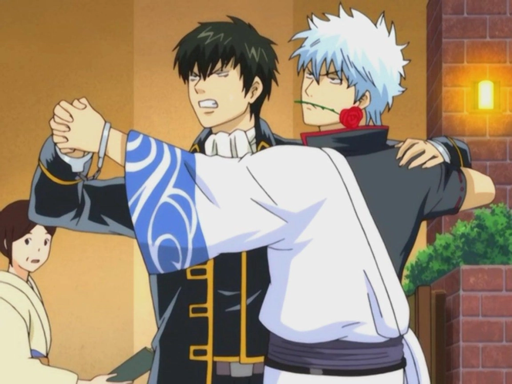 Gintoki Sakata x Toushirou Hijikata phối hợp ăn ý tuyệt vời