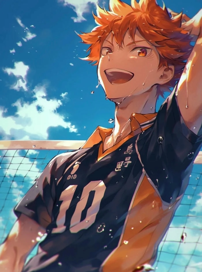 Hinata Shoyo smile nụ cười khiến ai cũng xúc động