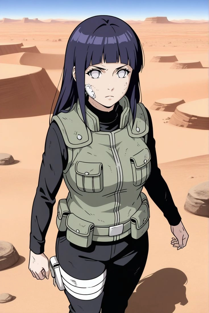 Hình ảnh Hinata trong Naruto ghi dấu hành trình từ yếu đuối đến mạnh mẽ