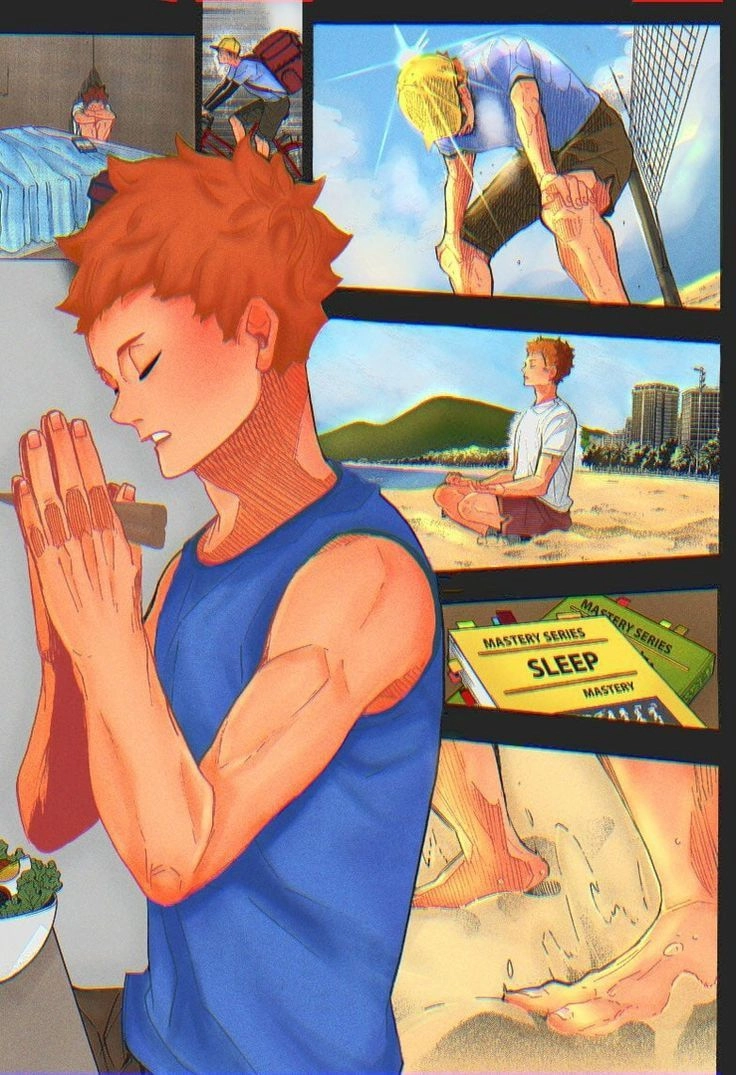 Hinata Shoyo art lan tỏa sức mạnh qua từng đường nét