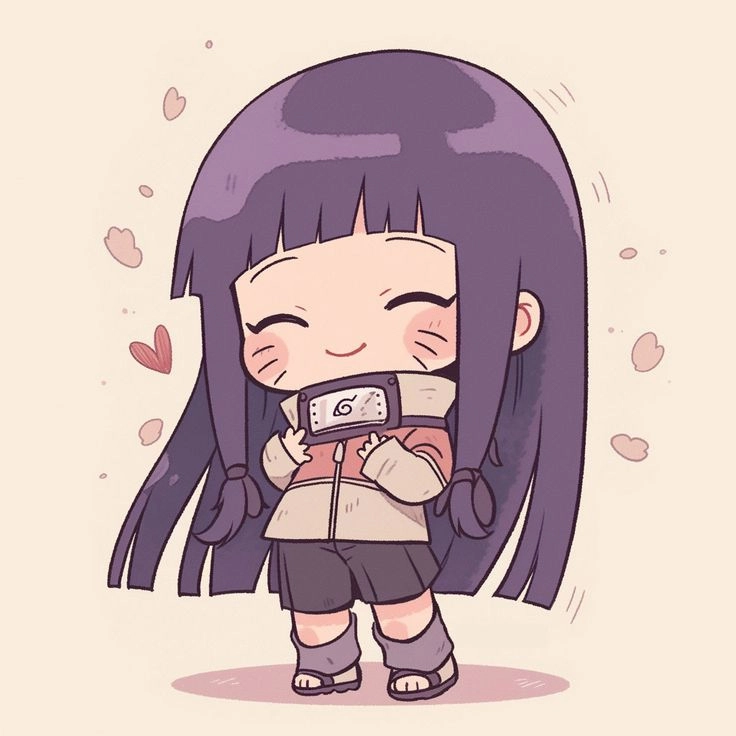 Bộ ảnh Hinata Hyuga chibi dễ thương khiến tim tan chảy ngay từ ánh nhìn đầu