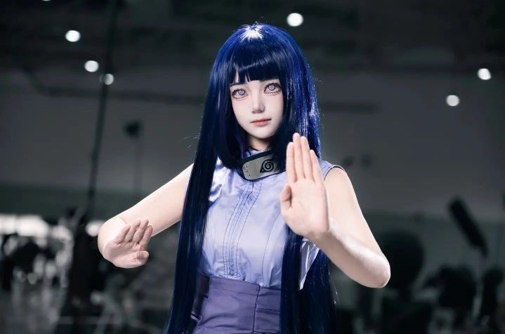 Hình ảnh cosplay Hyuga Hinata chuẩn chỉnh từ tóc đến trang phục
