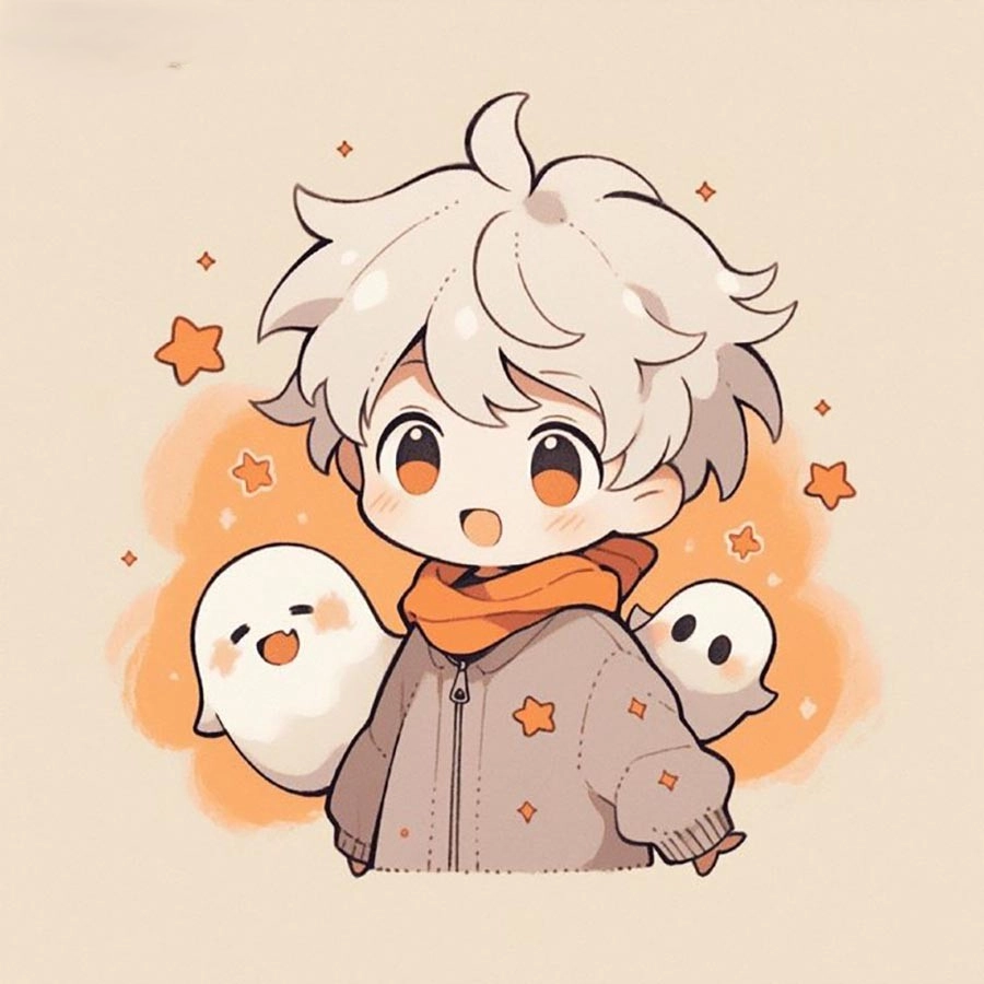 Cực chill với lạnh lùng ảnh chibi nam cute