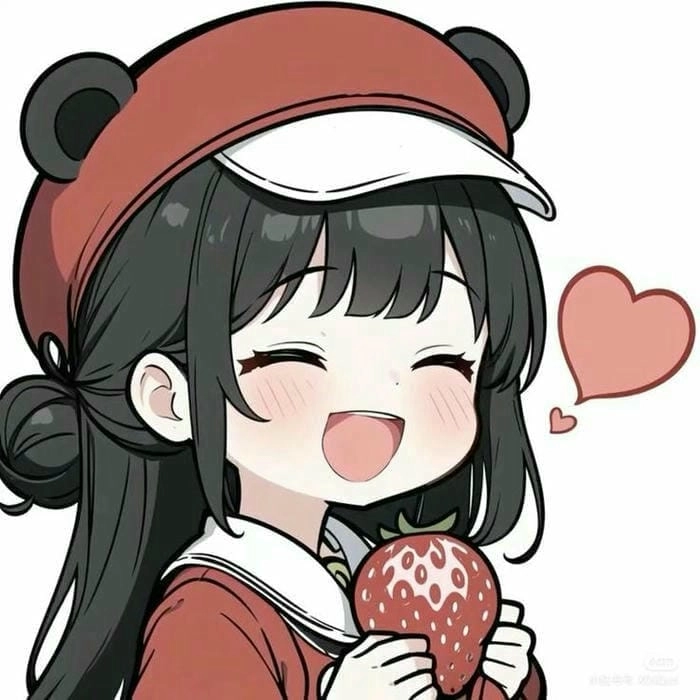 Ngắm nhìn hình ảnh chibi nữ cute màu tím siêu dễ thương