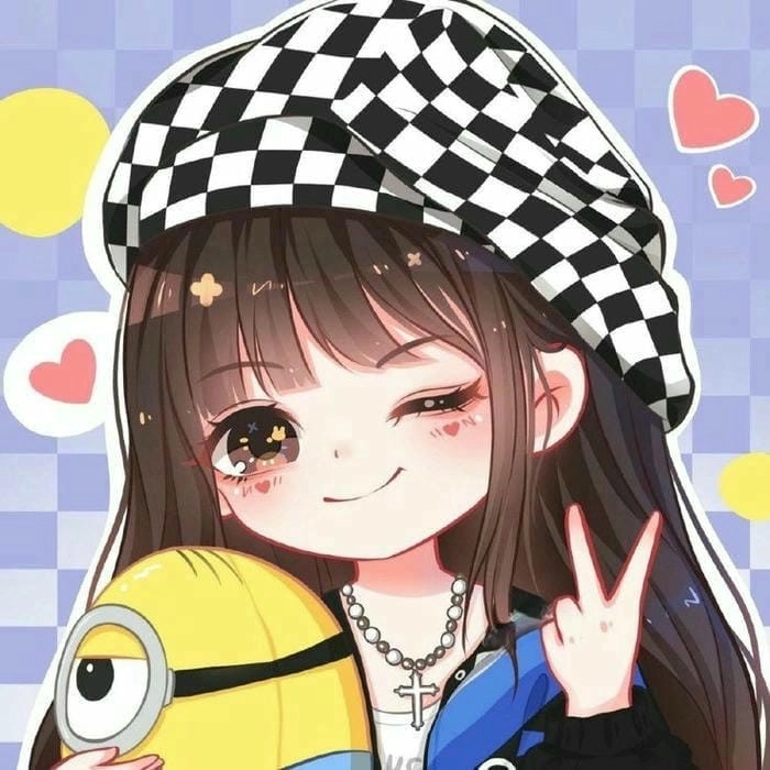 Tải ngay hình nền chibi nữ cute làm đẹp màn hình