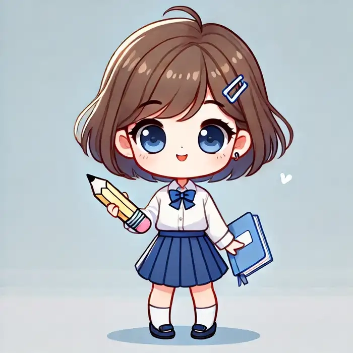 Cùng học cách vẽ anime chibi nữ cute dễ dàng từng bước